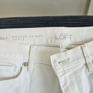 Loft skinny ankle jeans